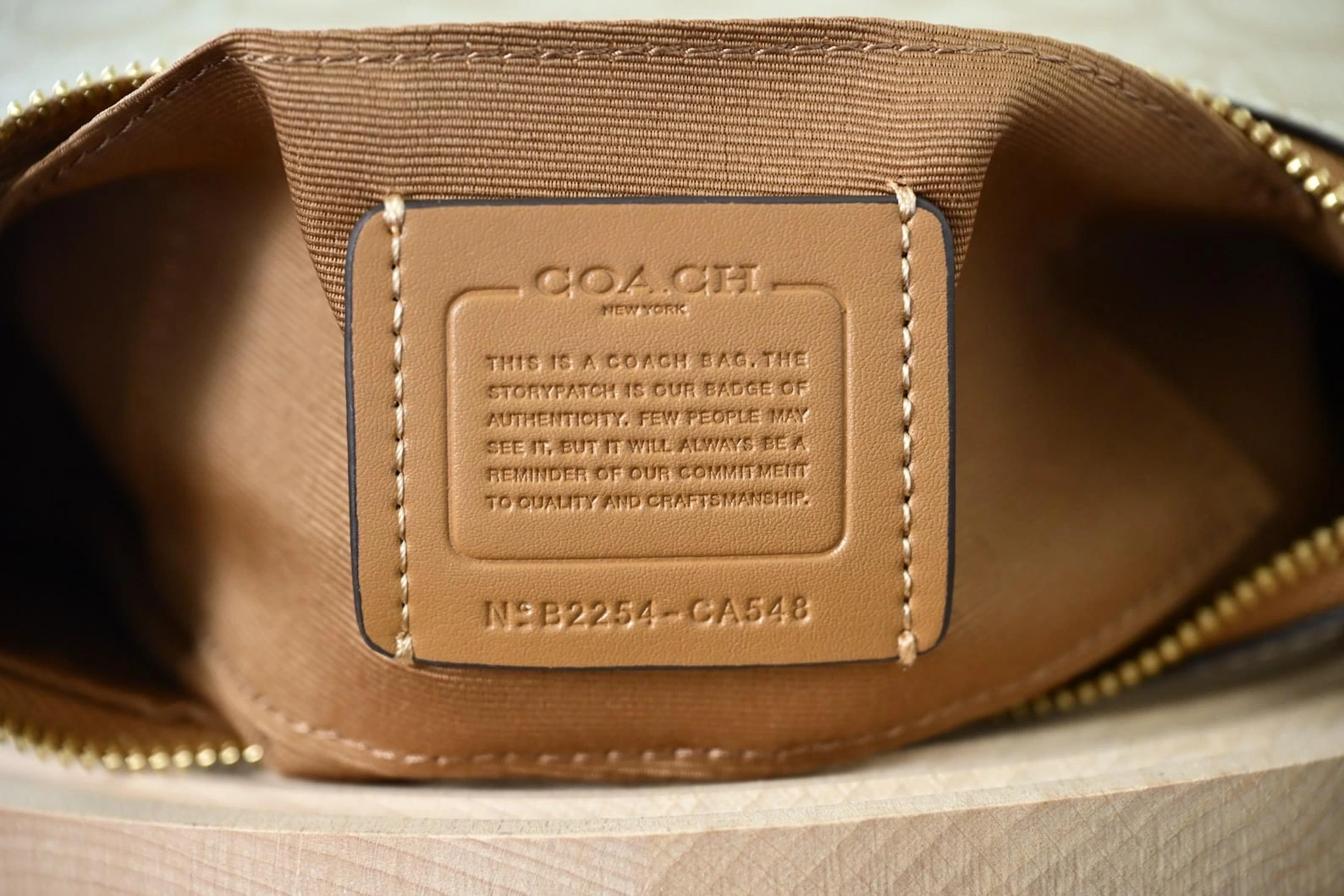Coach Teri Beige Shoulder Bag, Jacquard Crossbody Purse, Luxury Designer Handbag - Image 7